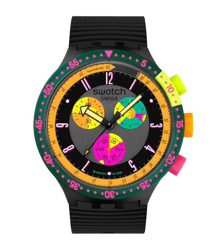 Swatch Neon Seppia Originals Big Bold 47mm SB02B104