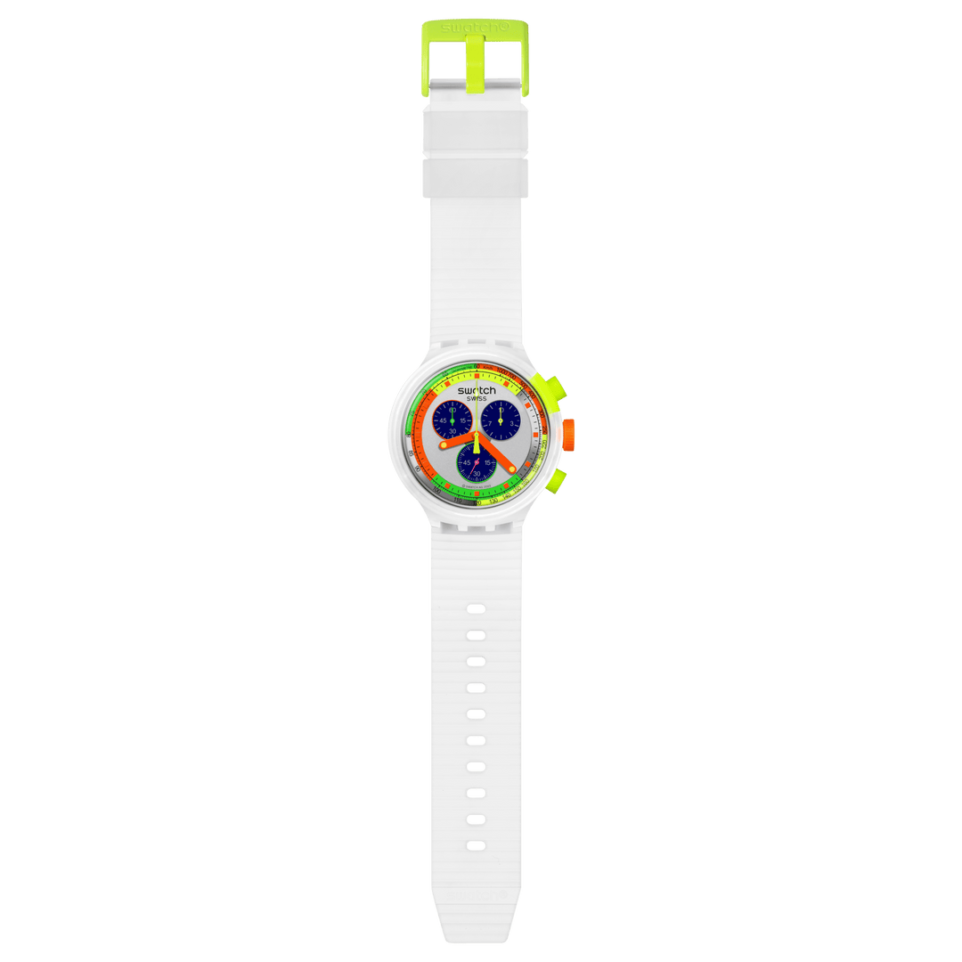 ساعة Swatch NEON JELLY Originals Big Bold 47mm SB02K100