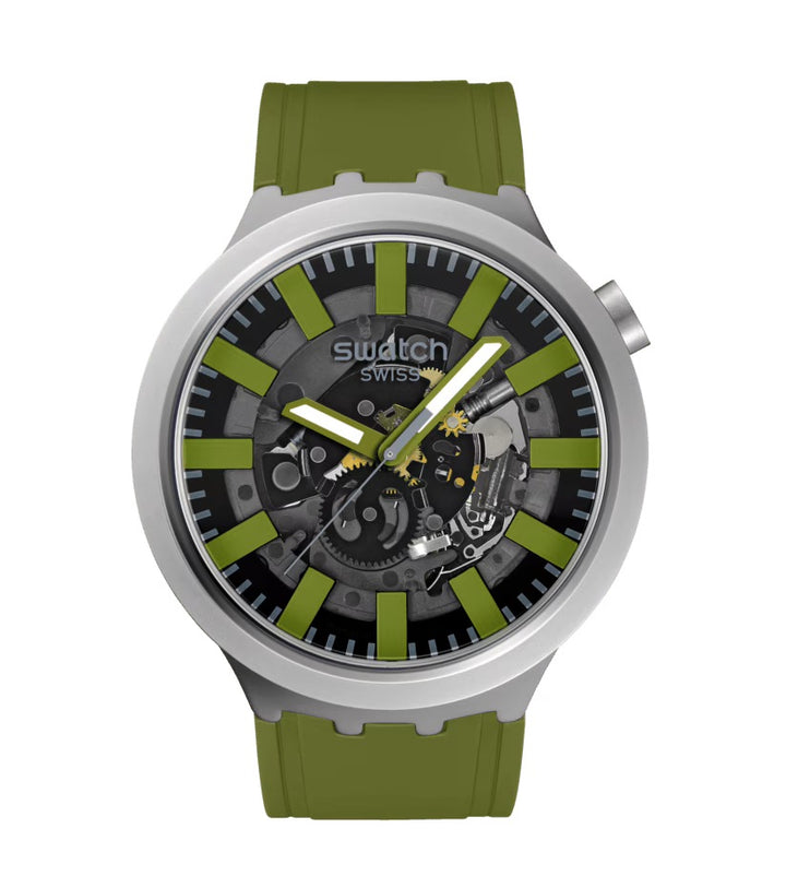 Swatch orologio THRU THE UNDERBRUSH Originals Big Bold Irony 47mm SB07S118