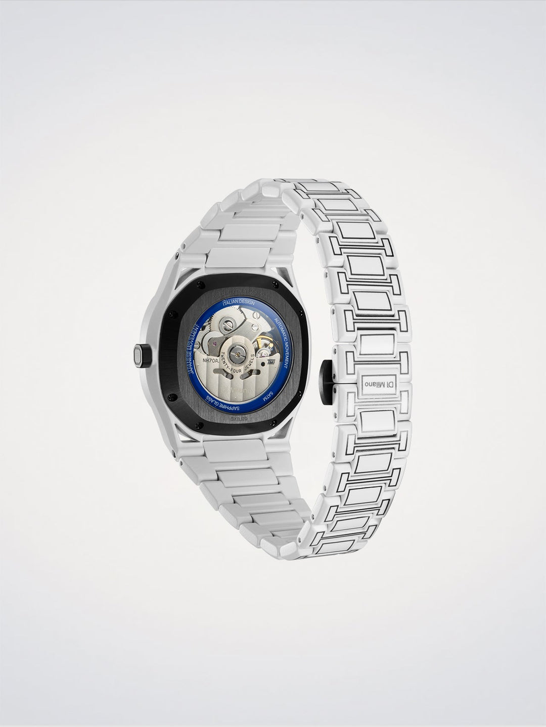 D1 Milano Esqueleto Esqueleto de boceto blanco 40,5 mm D1-SKBJ20