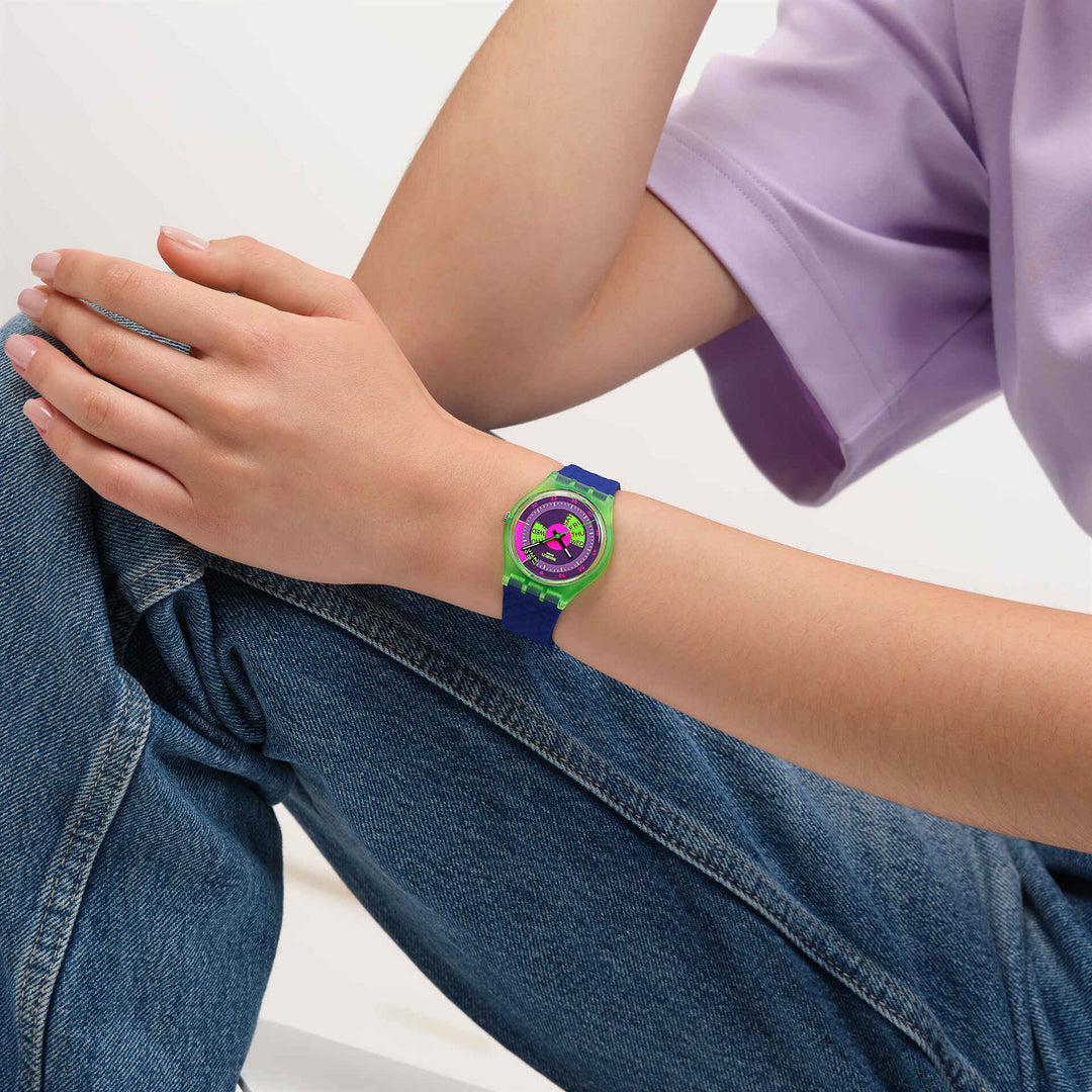 Swatch Neon Skychart Originals Gent 34mm SO28G704 watch