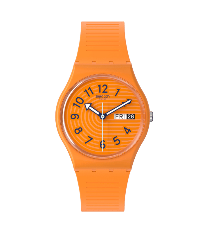 Swatch 시계 TRENDY LINES IN SIENNA 오리지널 젠트 34mm SO28O703