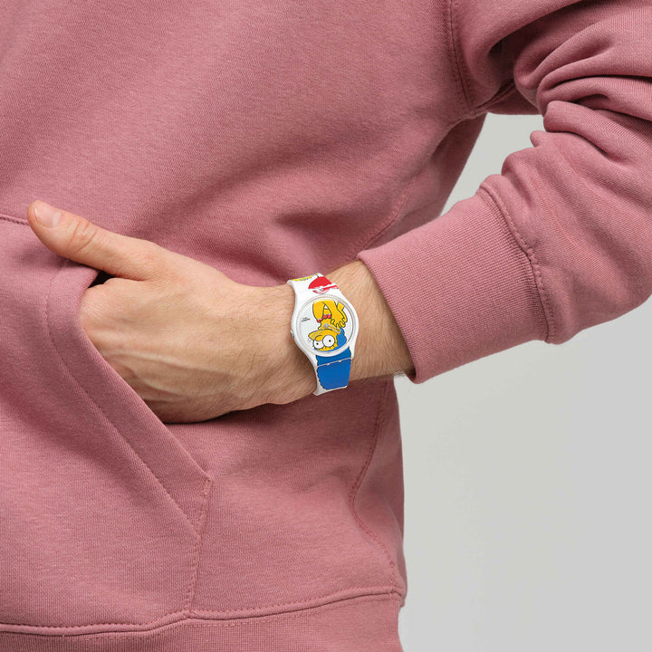 Swatch 手表 BEST. MOM. EVER. The Simpson Collection Originals Gent 34mm SO28Z116