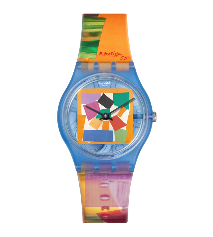 ساعة Swatch MATISSE'S SNAIL طبعة خاصة TATE GALLERY Originals Gent 34mm SO28Z127