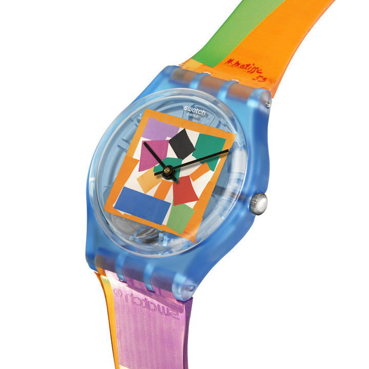 Часы Swatch MATISSE'S SNAIL Special Edition Оригиналы TATE GALLERY Gent 34mm SO28Z127