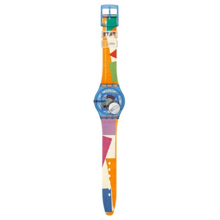 ساعة Swatch MATISSE'S SNAIL طبعة خاصة TATE GALLERY Originals Gent 34mm SO28Z127