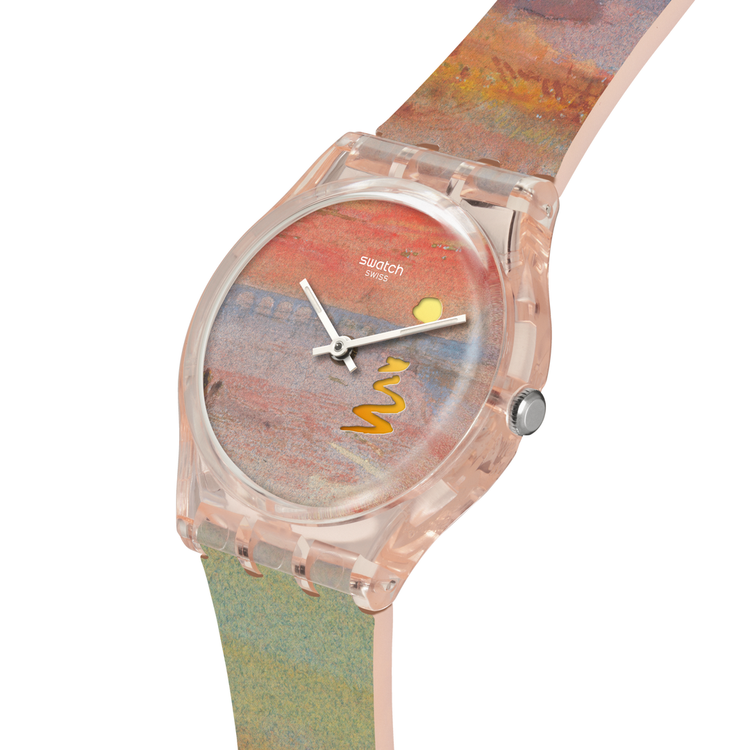 Swatch Turner's Scarlet Sunset Special Edition Tate Tate Gallery Originals Gent 34 mm SO28Z700