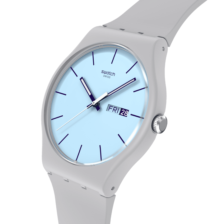 Swatch 시계 BLUEBERRY SKY Originals New Gent 41mm SO29M702