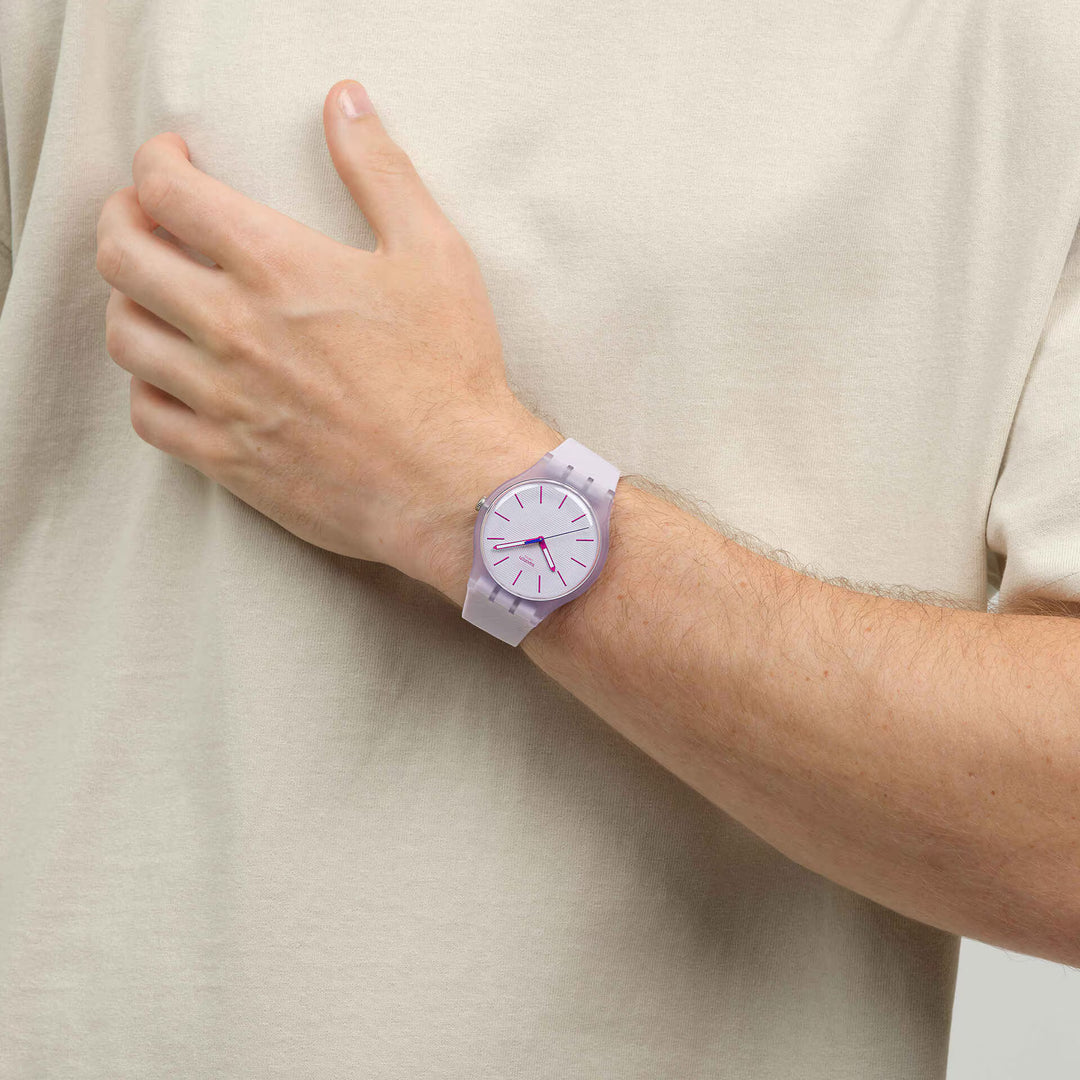 Swatch orologio LAVENDAZE Originals New Gent 41mm SO29V101