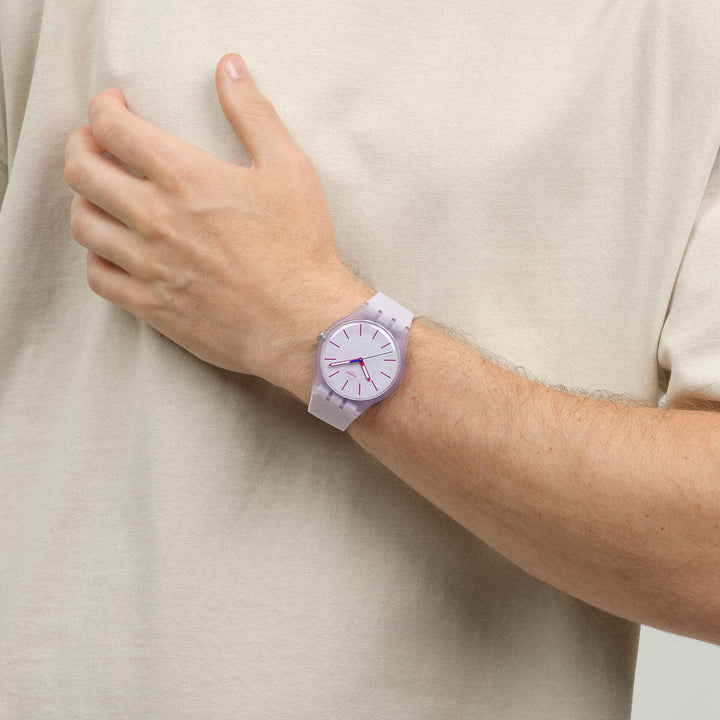 Swatch orologio LAVENDAZE Originals New Gent 41mm SO29V101