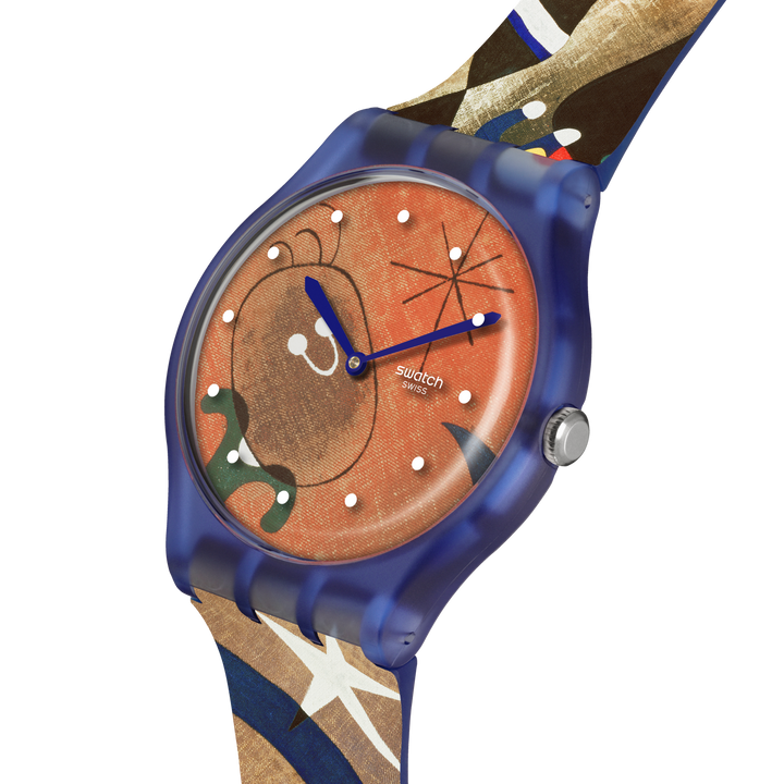 Reloj Swatch MIRO'S WOMEN & BIRD IN THE MOONLIGHT Edición especial TATE GALLERY Originals New Gent 41mm SO29Z136