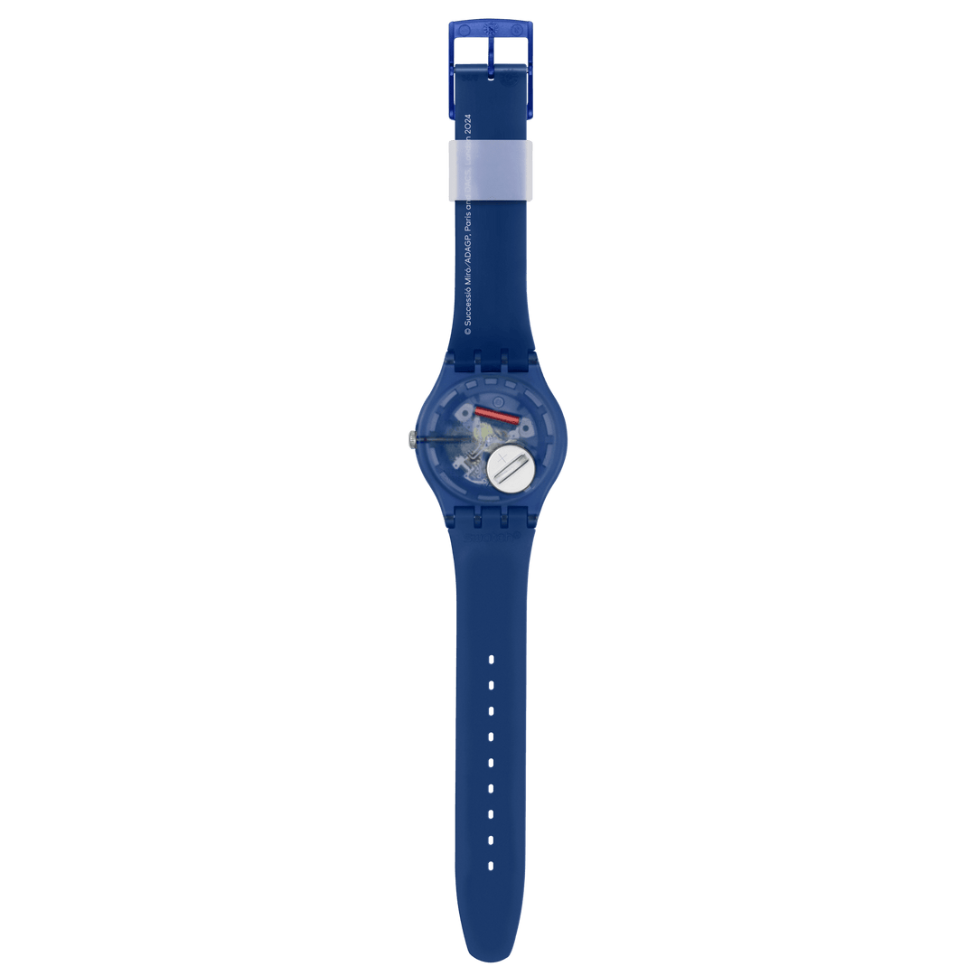 Swatch של Swatch Miro Weard & Bird in the Moonlight מהדורה מיוחדת גלריית טייט מקוריים New Gent 41mm So29z136