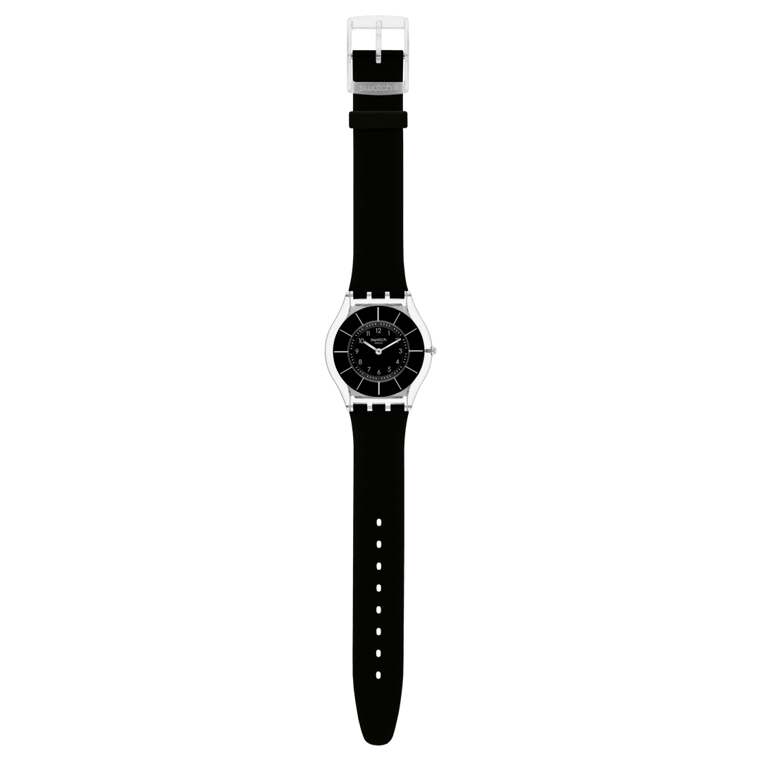Swatch 手錶 BLACK CLASSINESS Originals Skin 34 mm SS08K103