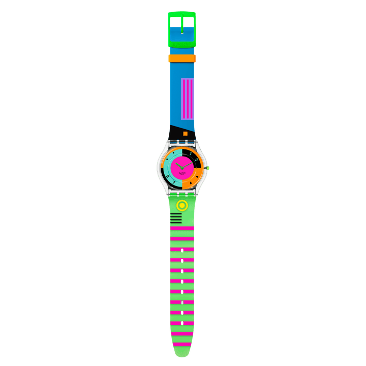 Swatch Neon Racer Racer Originals Skin 34mm SS08K119 Watch