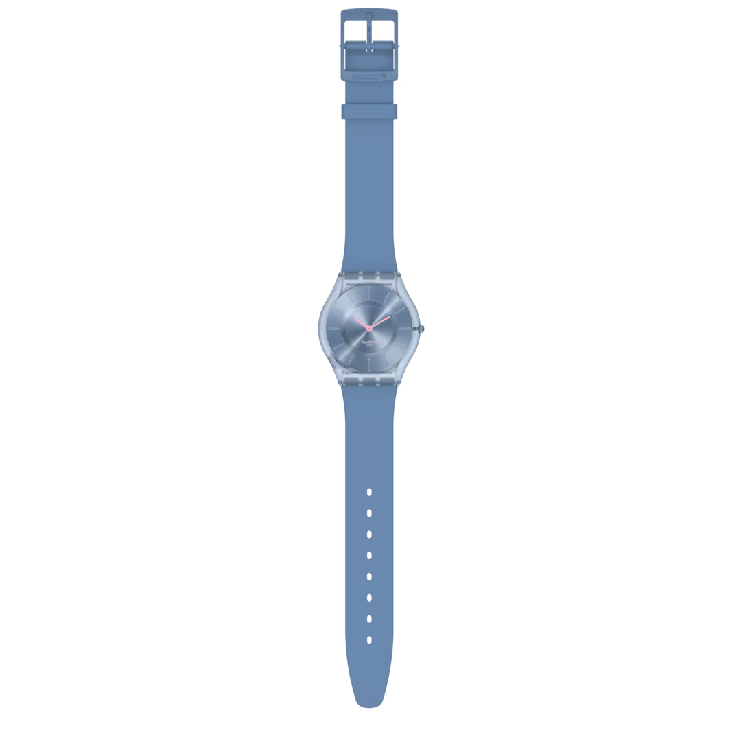 SWatch denim Blue Originals Skin 34mm SS08N100-S14 watch
