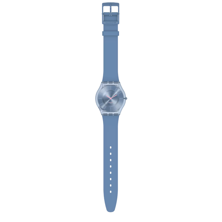 SWatch denim Blue Originals Skin 34mm SS08N100-S14 watch