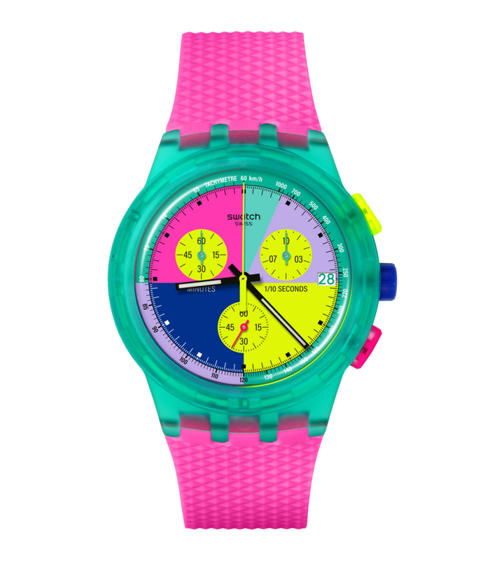 Swatch Neon Flash Arrow Originals Chrono 42mm Susg408