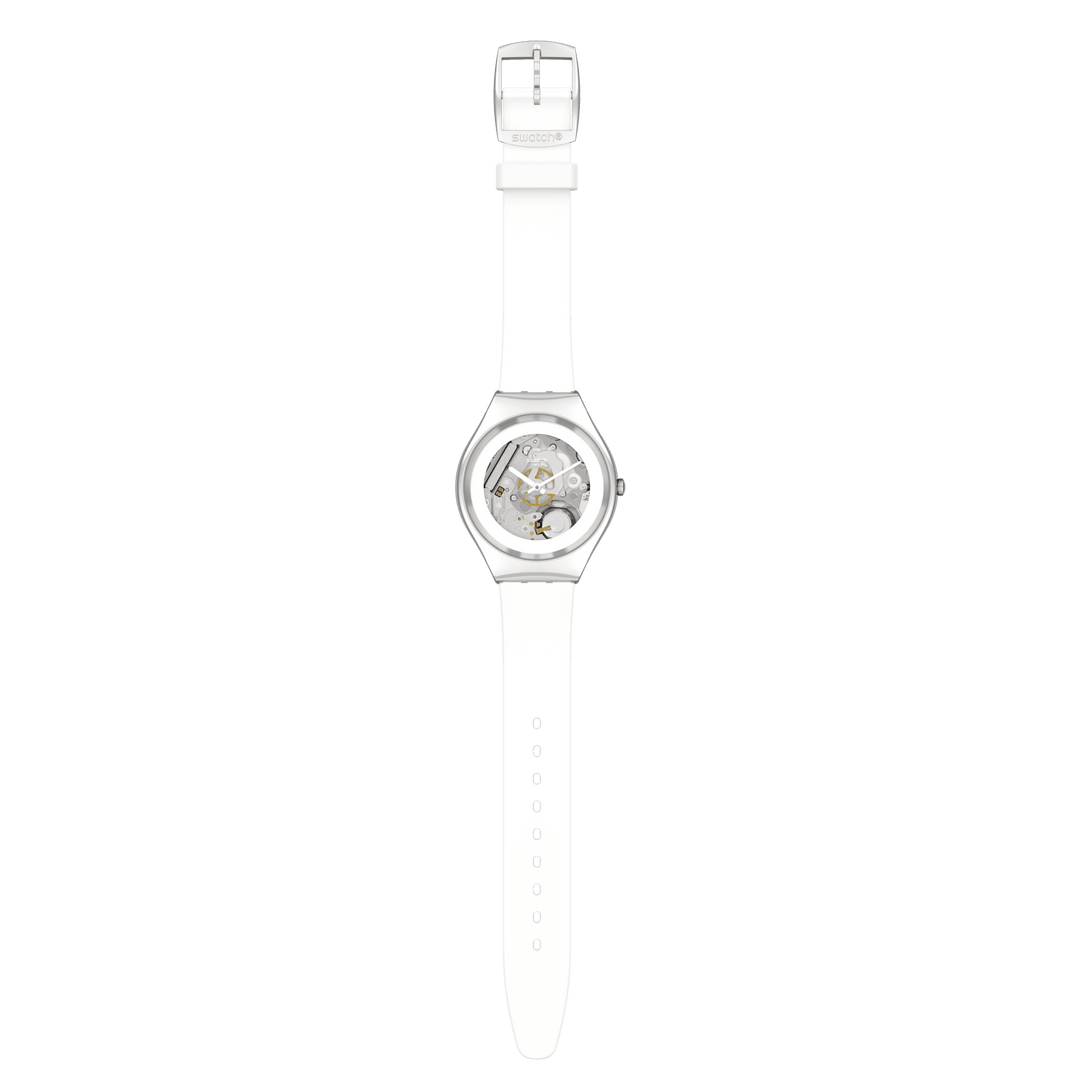 Swatch orologio PURE WHITE IRONY Originals Skin Irony 38mm SYXS138