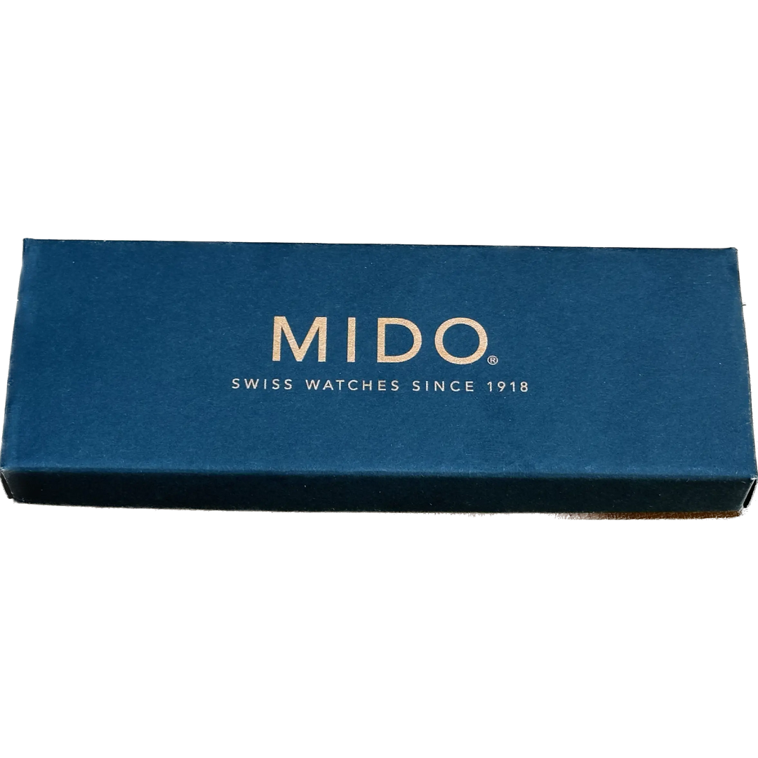 Mido キーチェーン ループスチールレザー M803014347