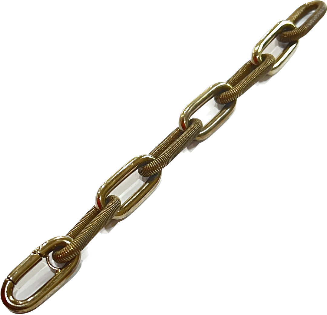 Sidalo Silver Chain Armband 925 PVD Finish Chocolate M-4120-BW