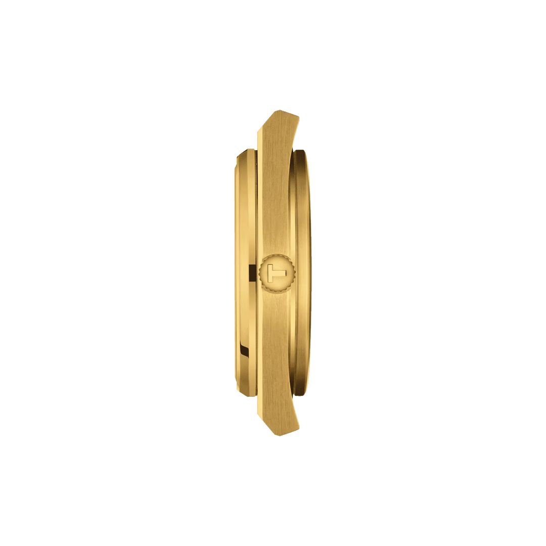 Tissot Clock PRX Powermitic 80 40mm Champagne Automatisk stålfinish PVD Gold Gold T137.407.33.021.00
