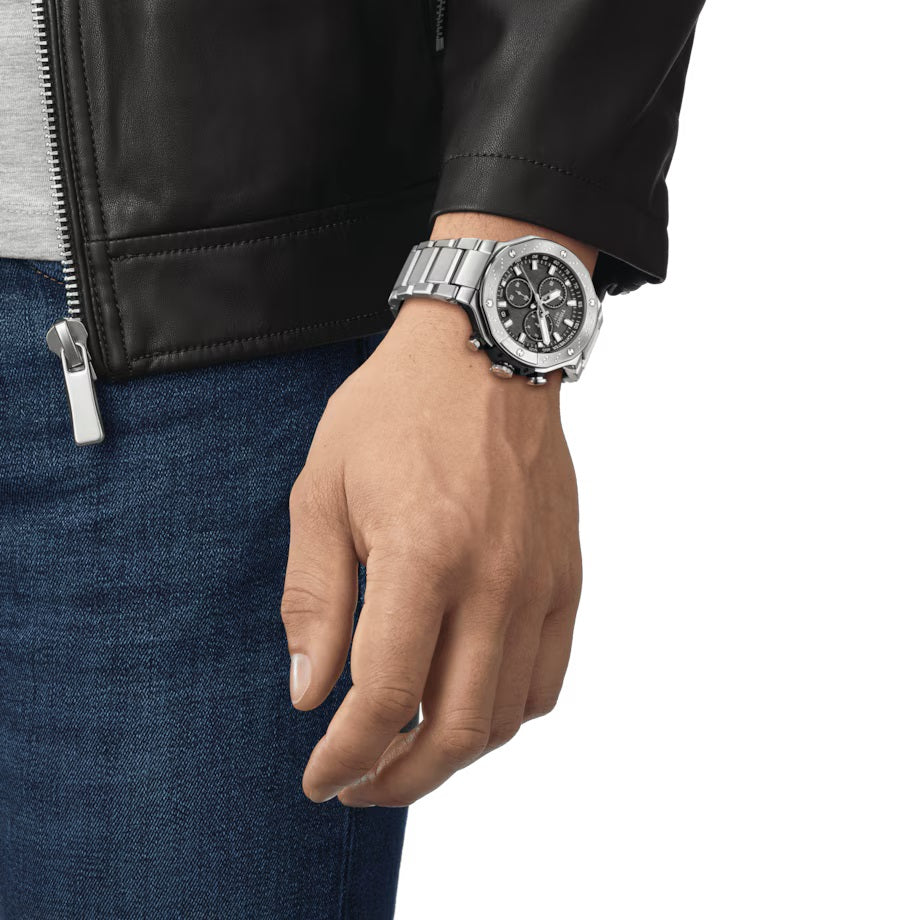 Tissot T-Race Cronograph 45mm Reloj de cuarzo negro T141.417.11.051.01