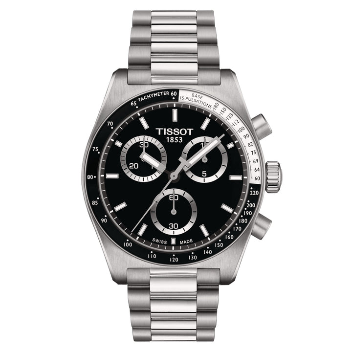Tissot Watch PR516 Chronograph 40mm Černá limenná ocel T149.417.11.051.00