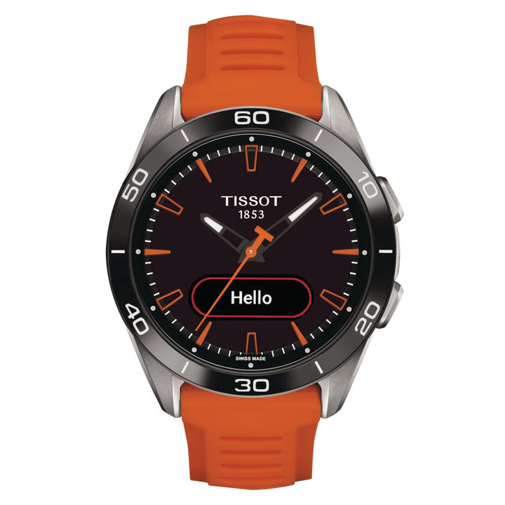 Relógio Tissot T-Touch Connect Sport 43,75 milímetros de quartzo laranja titânio T153.420.47.051.02