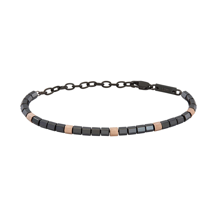 BREIK BRACELET B ROCKS Steel Hematite TJ3554