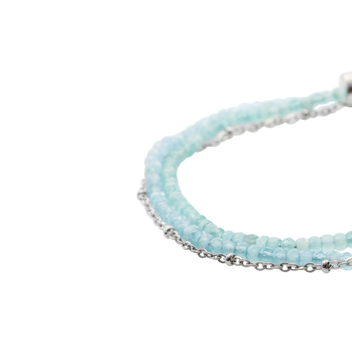 BREIK MAGNETIC BRACELET SYSTEM SMALL SEA Water Steel Crystal TJ3623