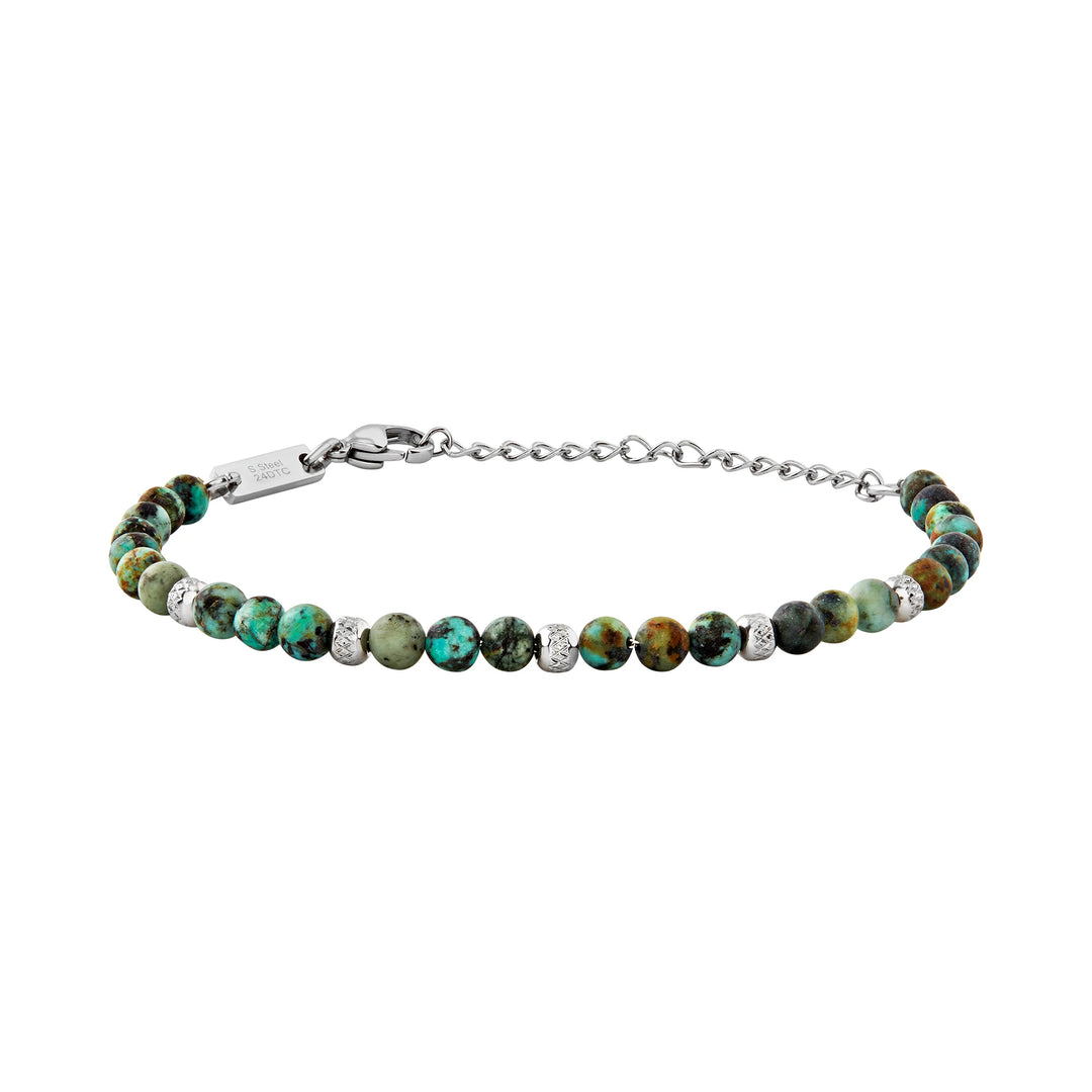 Breil Wild türkisfarbenes Stahlarmband TJ3822