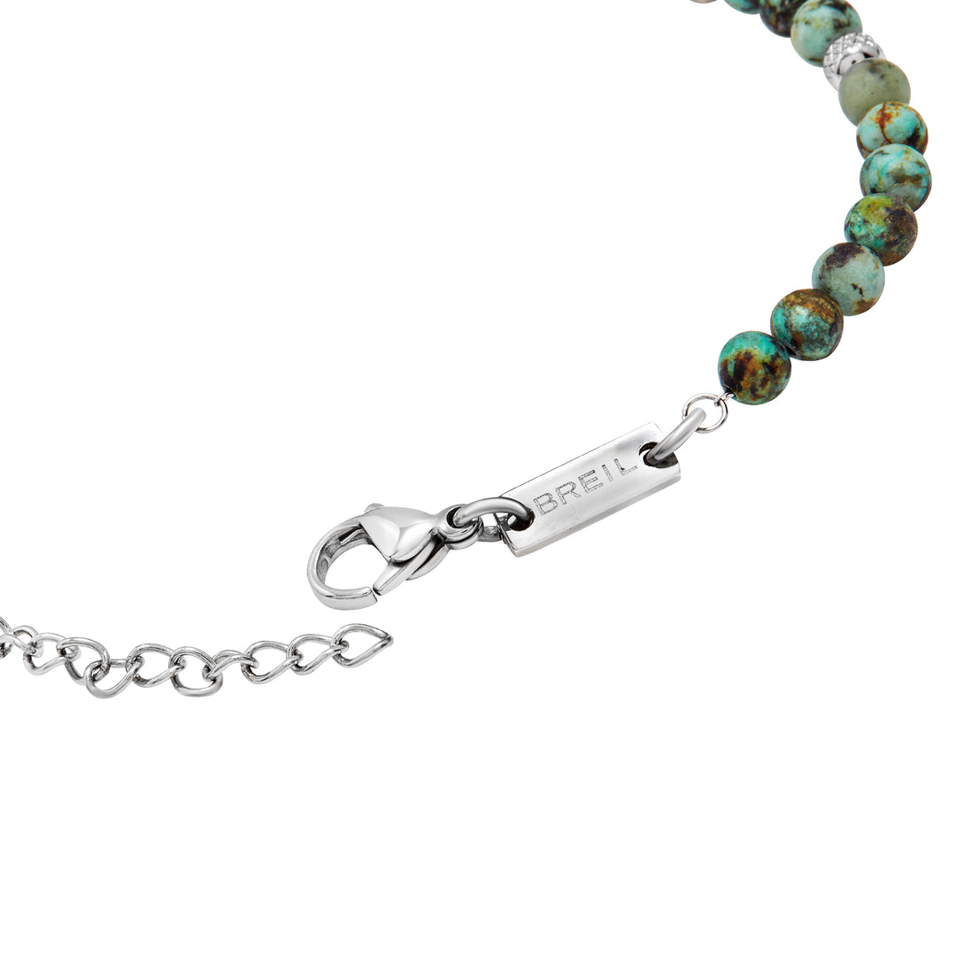 Breil Wild türkisfarbenes Stahlarmband TJ3822