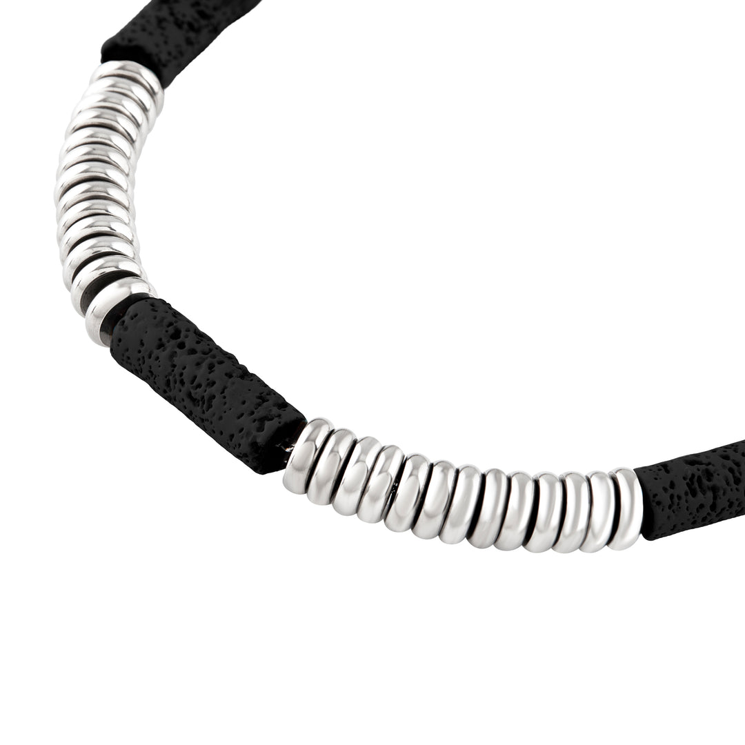 BREIK BRACELET Fusion steel lava stone tj3875