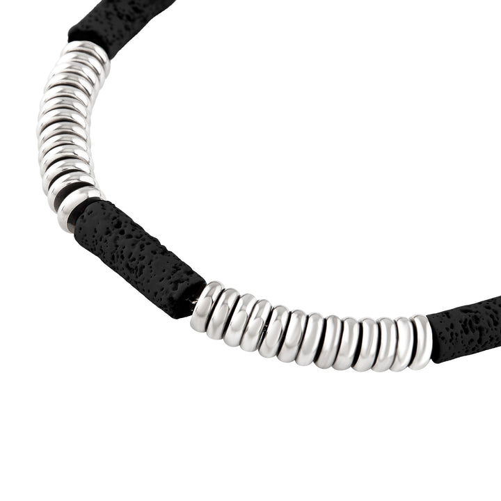 BREIK BRACELET Fusion steel lava stone tj3875