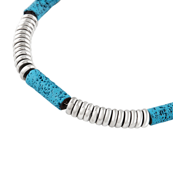 BREIK BRACELET Fusion steel lava stone tj3876