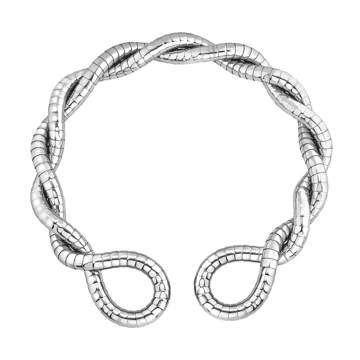 Breil Reloaded Snake steel choker necklace TJ3921