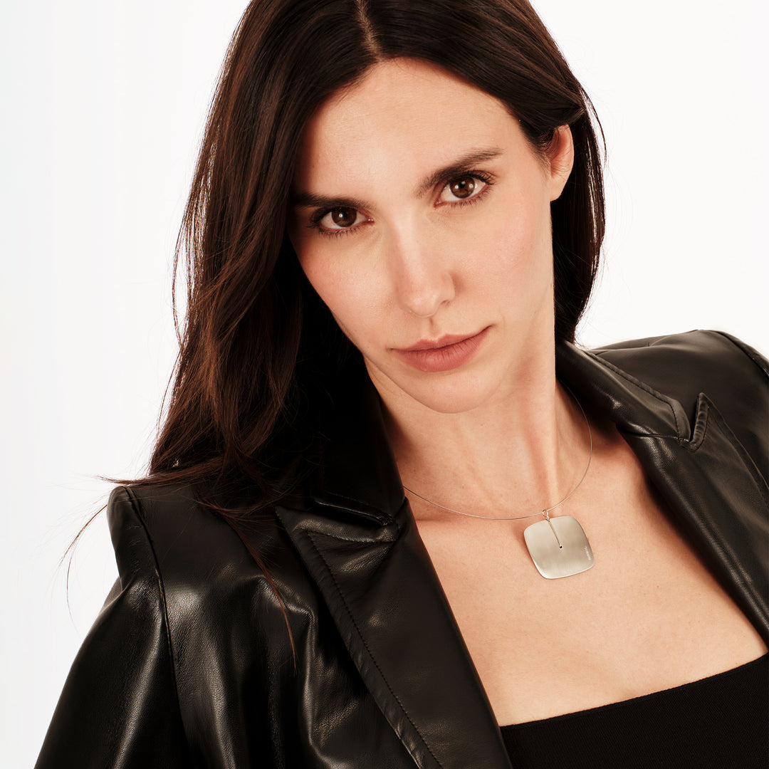 Breil Reloaded Steel Blast steel choker necklace TJ3922