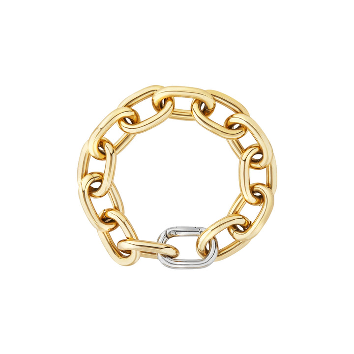 Breil Distinctive steel bracelet with IP gold finishes TJ3939