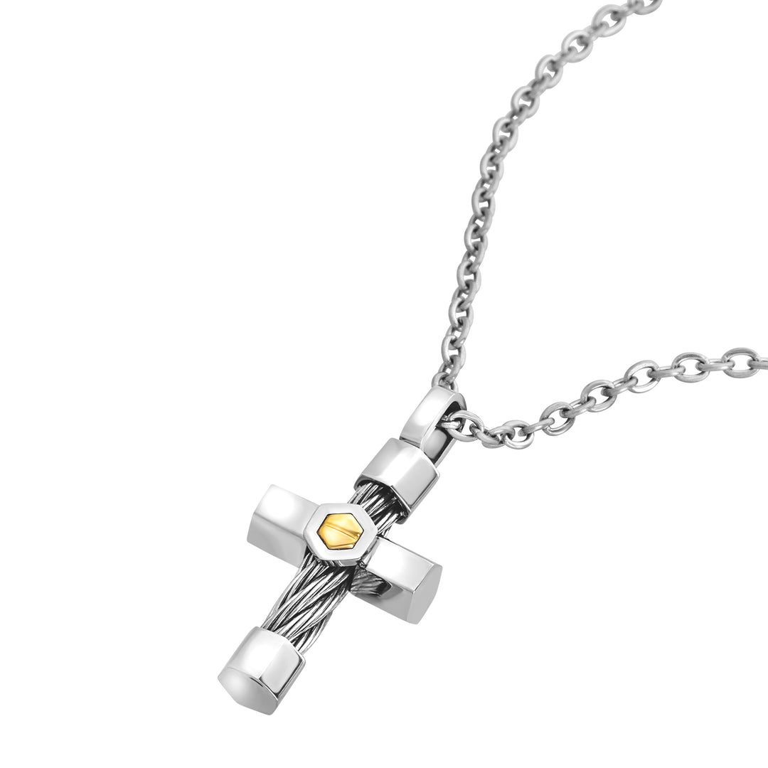 Breil series 9k Loop steel gold 9kt TJ3960