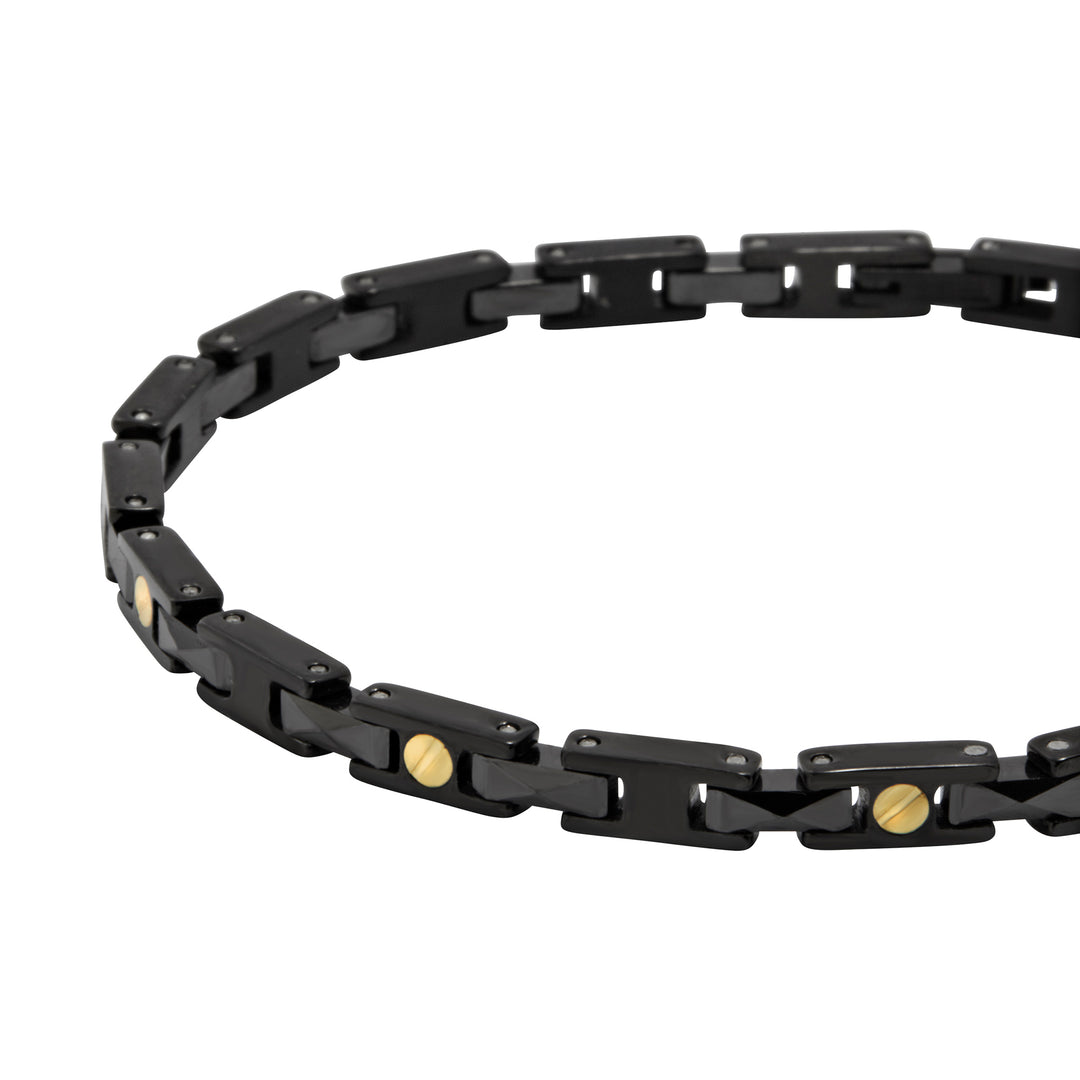 BREIK BRACELET CERAMIC BRICK BRICK FINISHING PVD BLACK Ceramic TJ3964