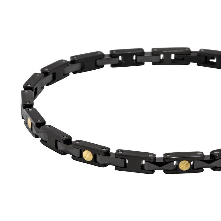 BREIK BRACELET CERAMIC BRICK BRICK FINISHING PVD BLACK Ceramic TJ3964