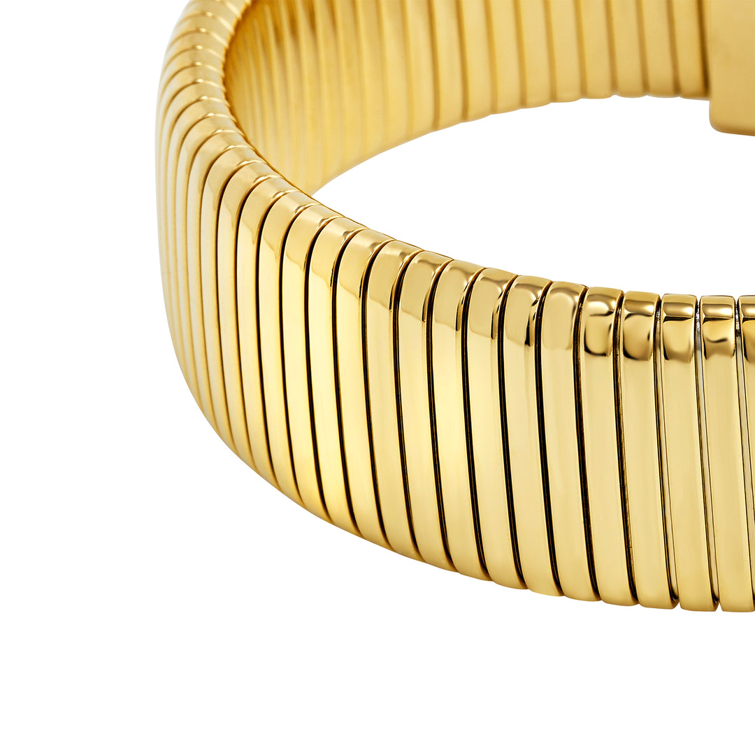 Breil Stylize steel bracelet with IP gold finish TJ4050