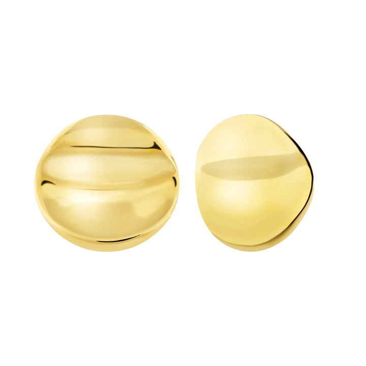 Brincos Breil Globe em aço com acabamento PVD dourado TJ4063
