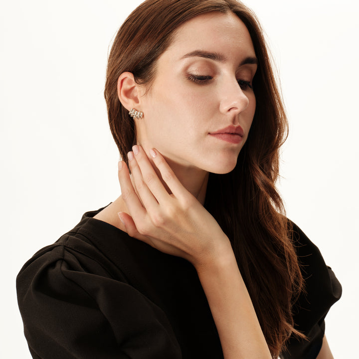 브레일 글로브 스틸 이어링 TJ4072