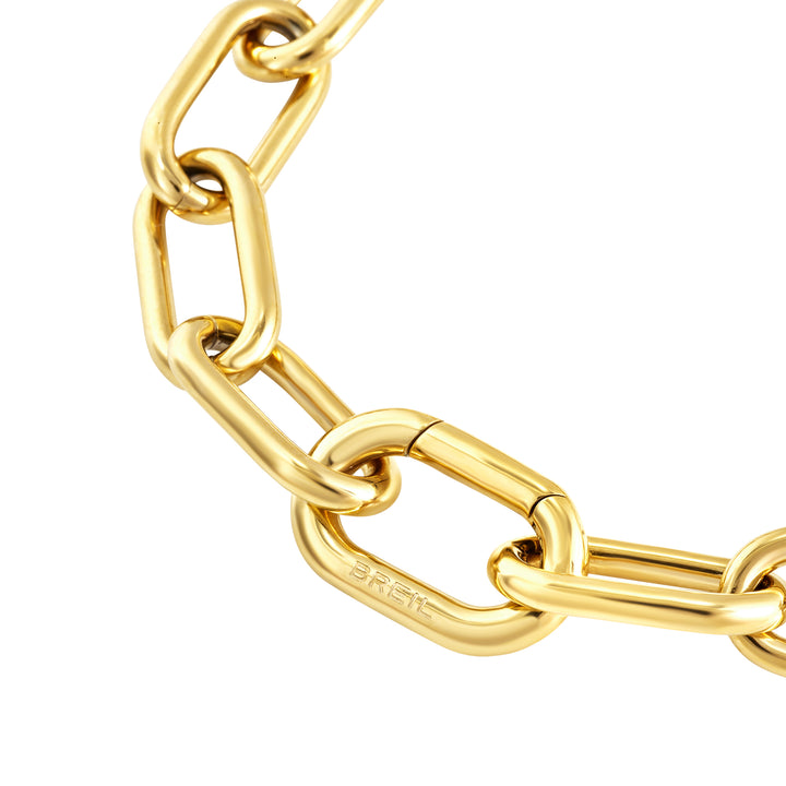 Breil Love Ties IP 金色饰面精钢手链 TJ4076