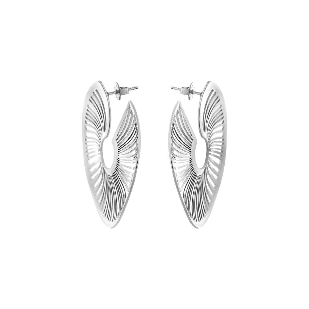 Boucles d'oreilles Breil B Whisper en acier TJ4082