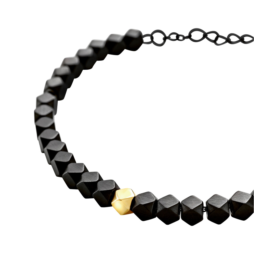 Bracelet en acier Breil Tetra avec finitions IP noires TJ4121