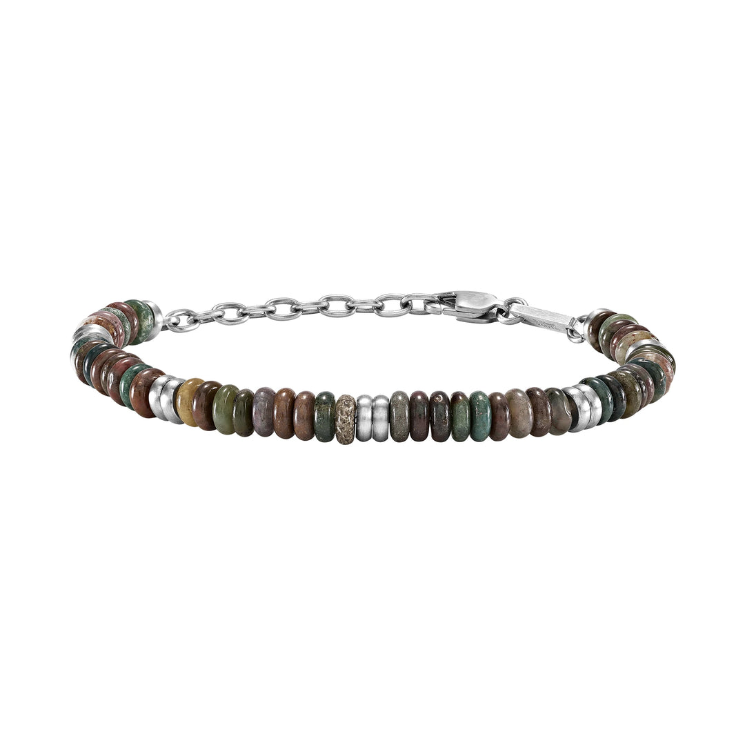 Brazalete Breil Rock Hard acero ágata TJ4122
