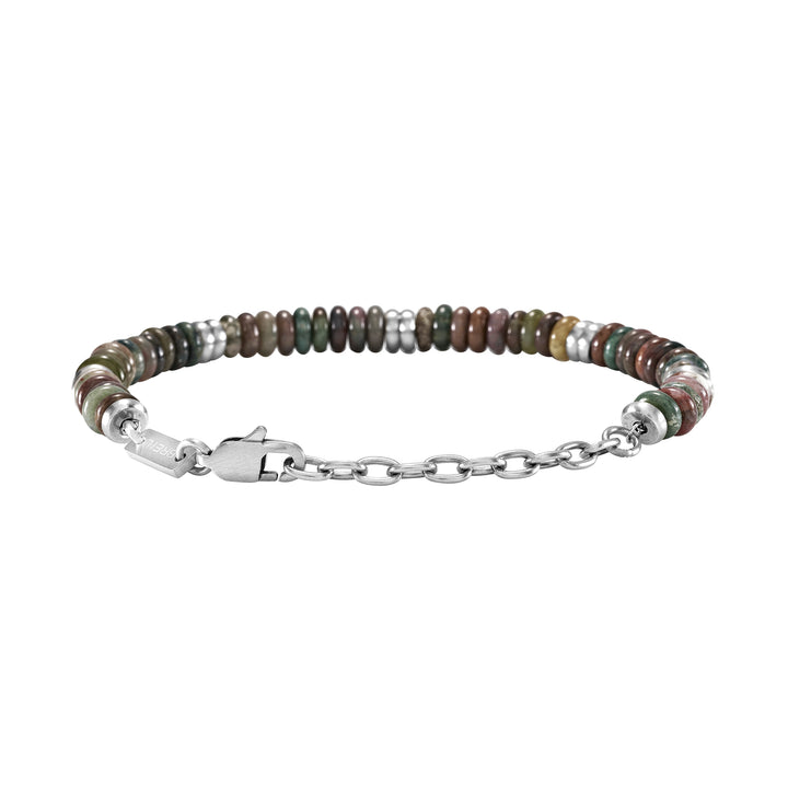 Brazalete Breil Rock Hard acero ágata TJ4122