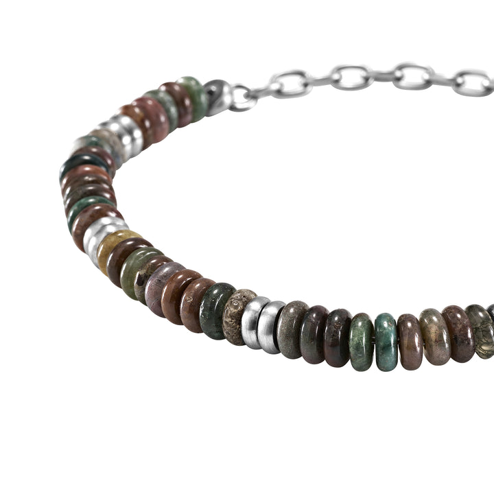 Brazalete Breil Rock Hard acero ágata TJ4122